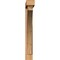 Ekena Millwork Thorton Block Smooth Bracket w/ Offset Brace, Western Red Cedar, 5 1/2"W x 34"D x 42"H BKT0604X34X42THR05SWR - alternate 4